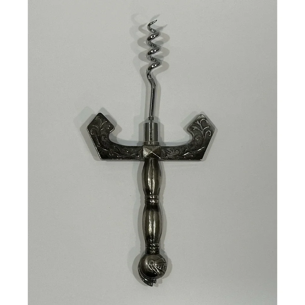 Vintage Medieval MCC home Bar Tool Set Knight's Helmet 1960s Japan -‎ Corkscrew